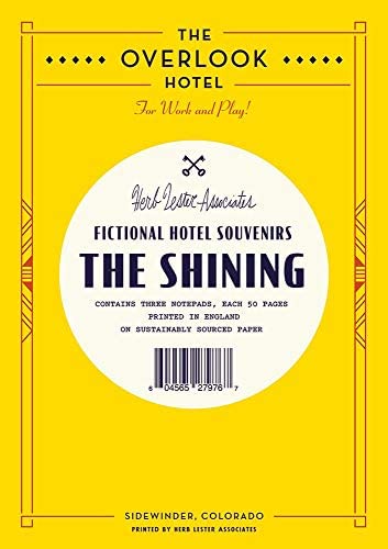 Overlook Hotel Notepad (The Shining) cover