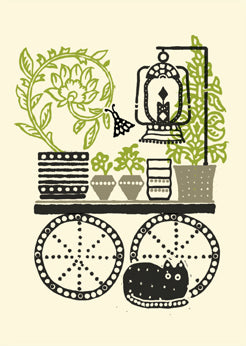 Travelling Patterns cards: Black and Green City cover