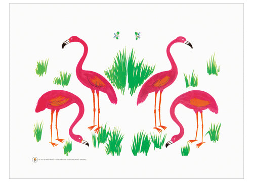 Bruno Munari Flamingo Poster cover