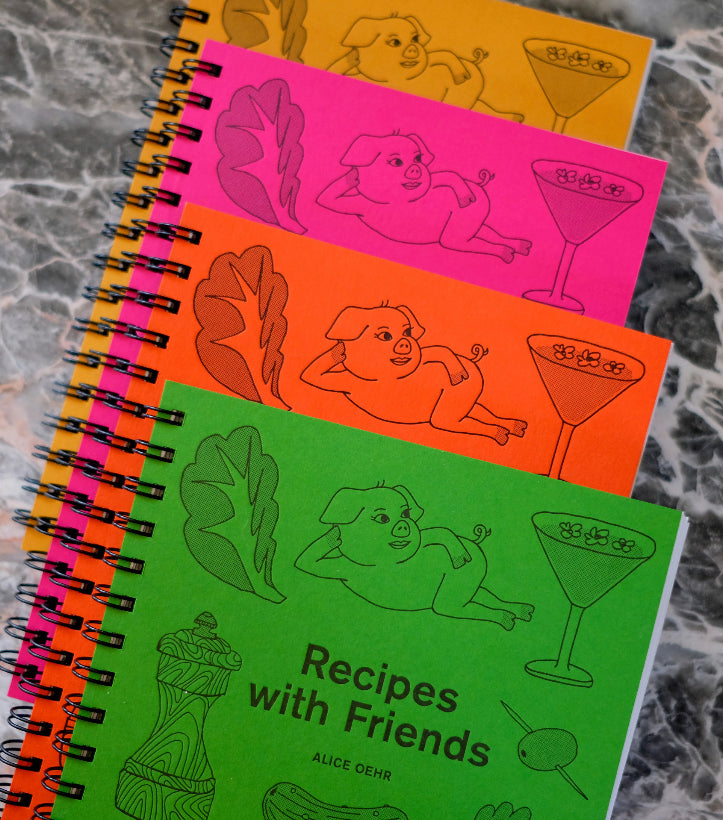 Recipes with Friends Cookbook REPRINT AVAILABLE cover