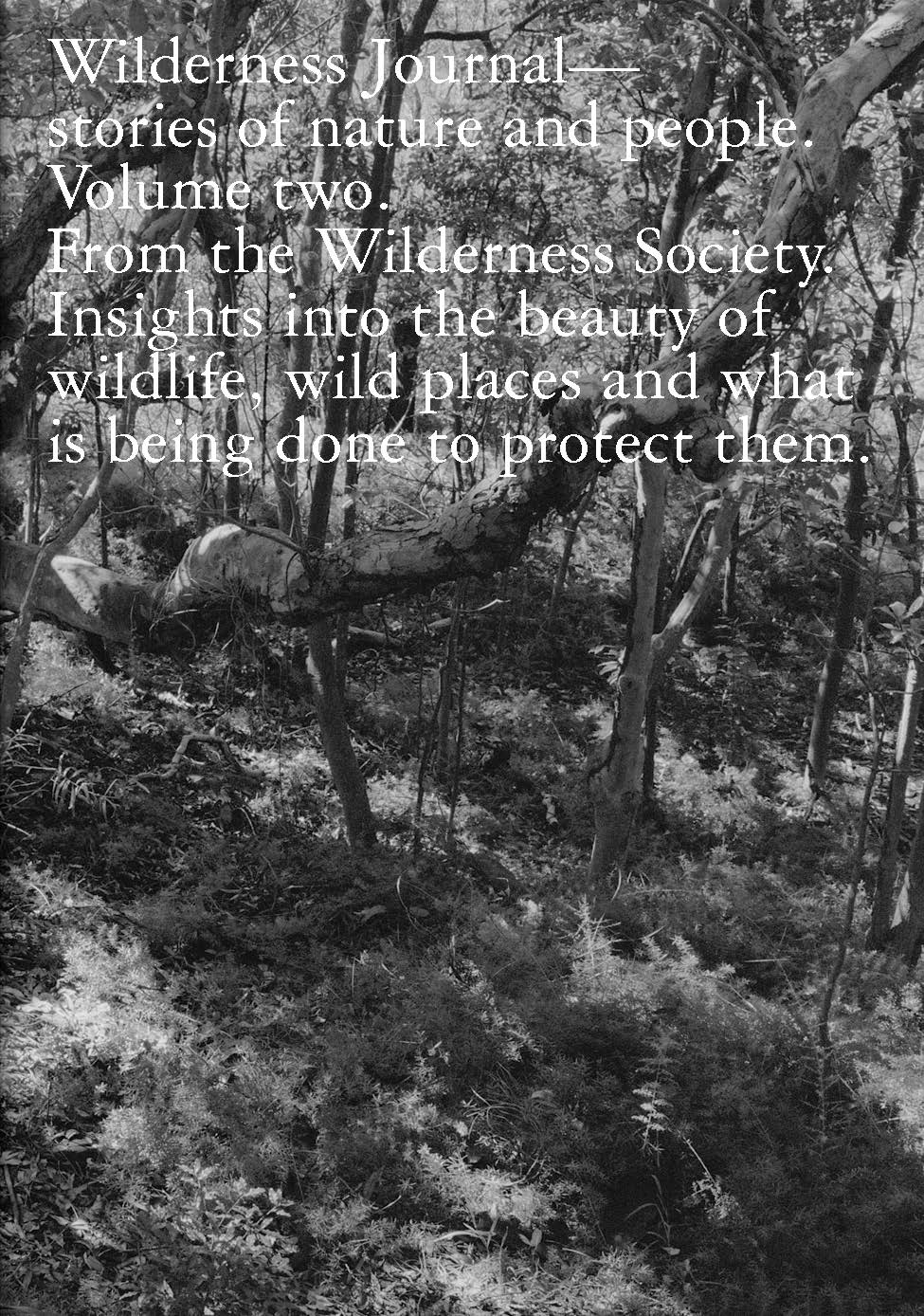 Wilderness Journal Book Vol 2: Stories of nature and people cover