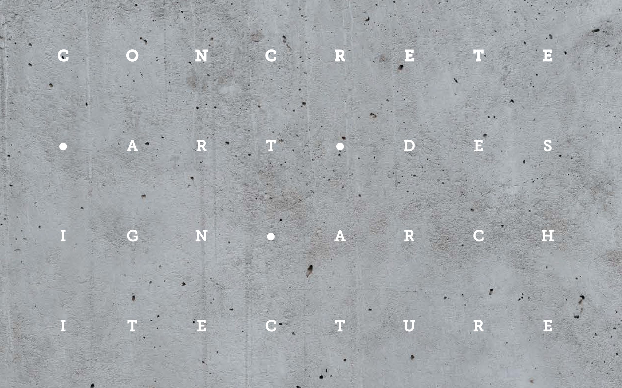 Concrete: Art, Design, Architecture cover