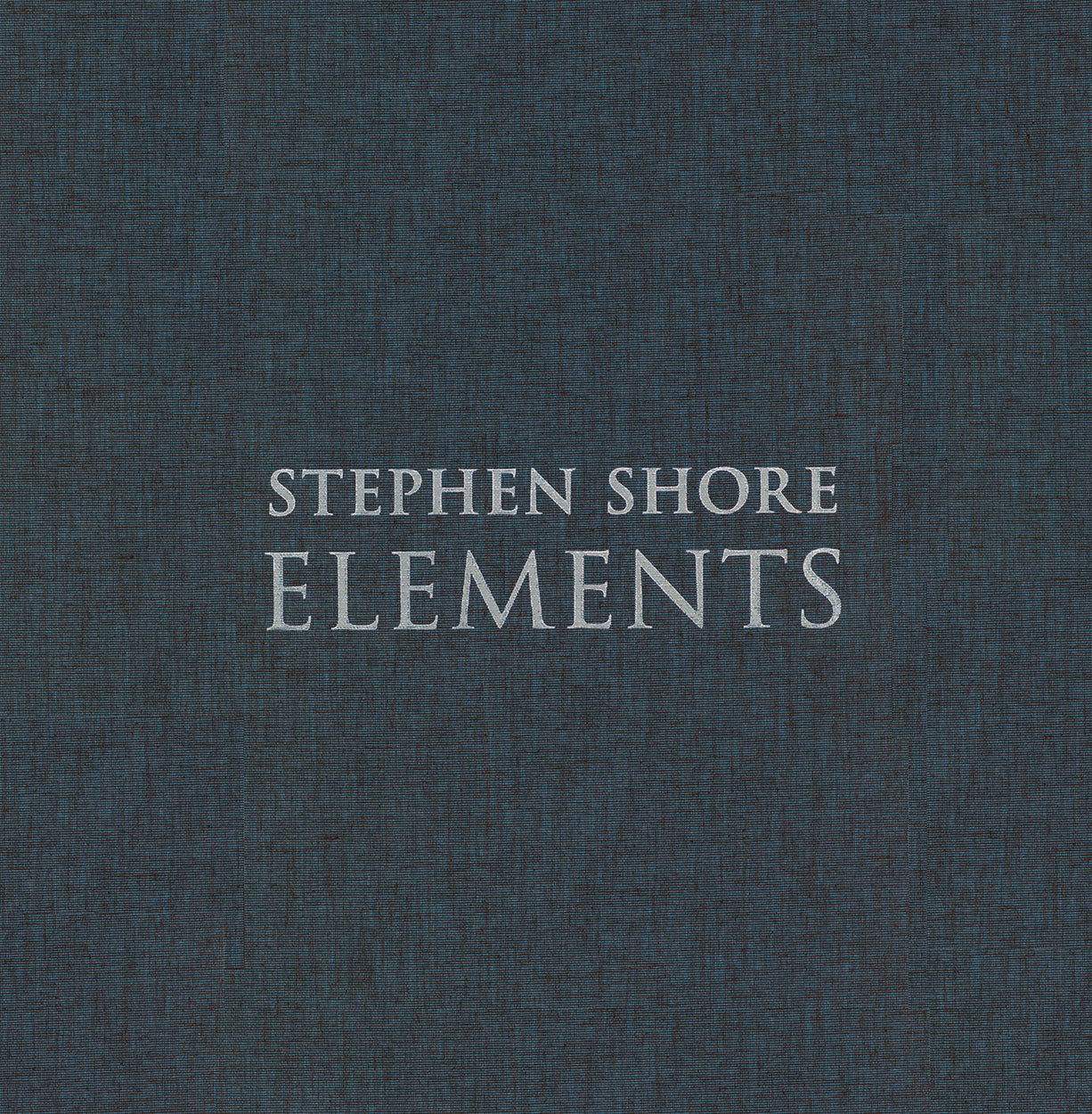 Stephen Shore: Elements cover