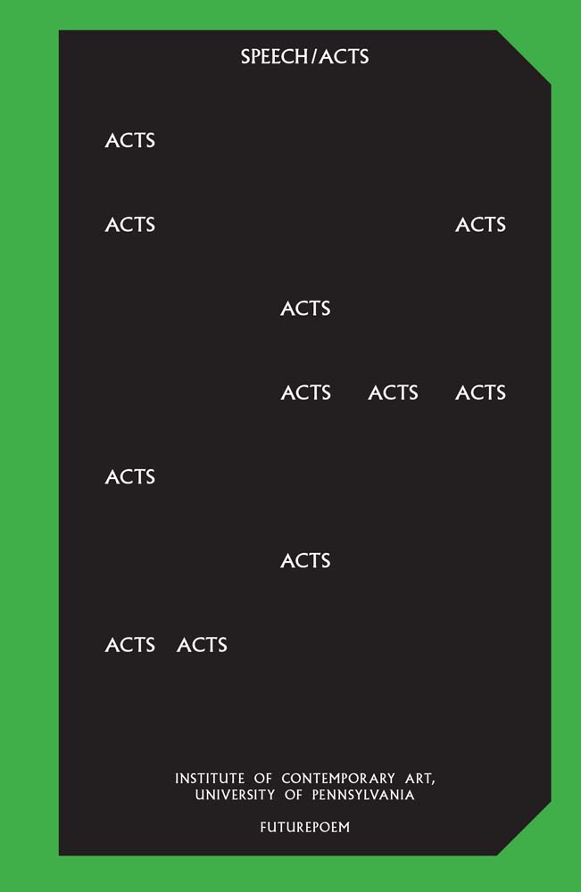 Speech/Acts cover