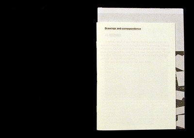 Drawings and Correspondence cover