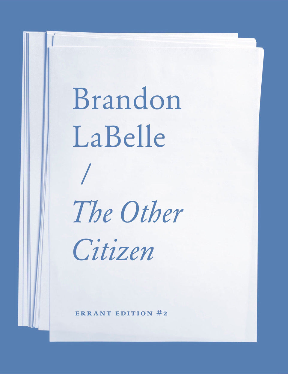 Other Citizen, the cover