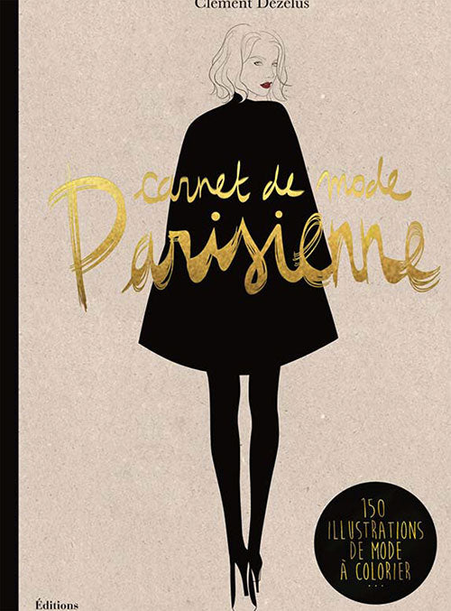 Mode Parisienne: A Fashion Coloring Book cover