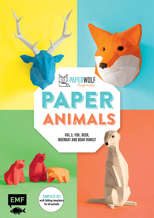 Paper Animals: Volume 1: Fox, Deer, Meerkat and Bear Family cover