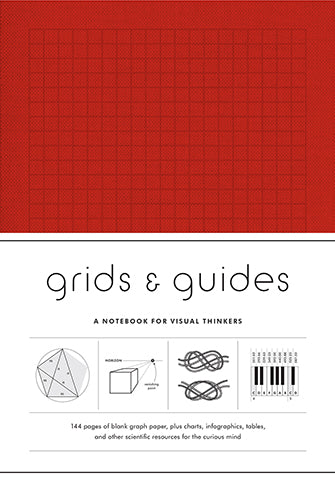 Grids & Guides (Red): A Notebook for Visual Thinkers cover