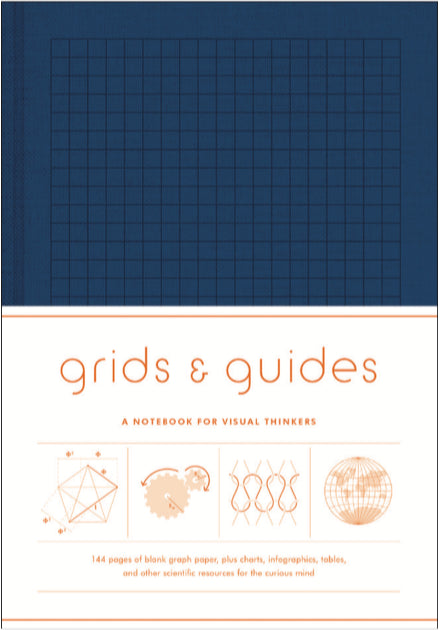 Grids & Guides (Navy): A Notebook for Visual Thinkers cover