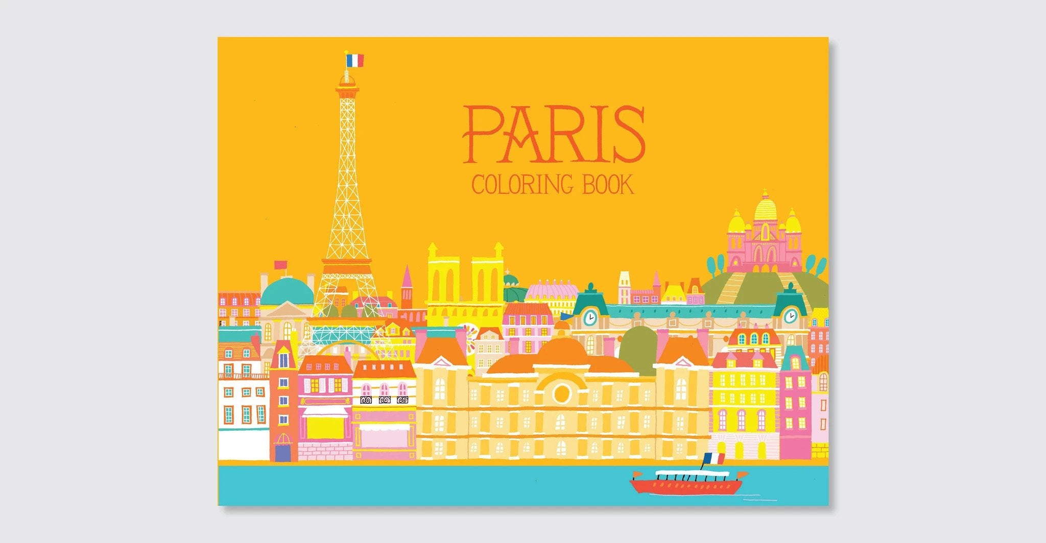 Paris Coloring Book cover