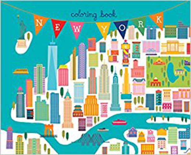 New York Colouring Book MINI cover