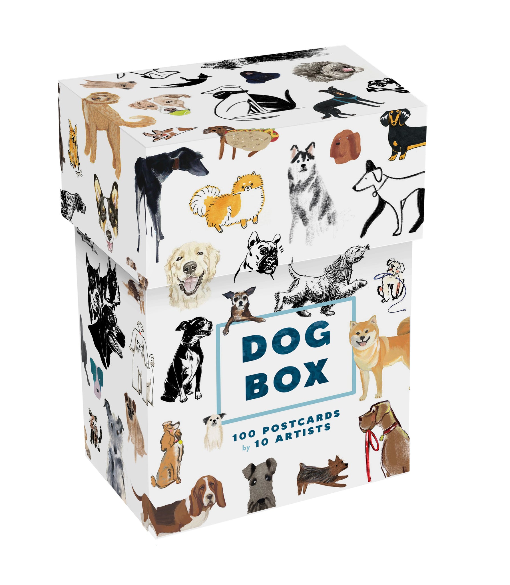 Dog Box: 100 Postcards by 10 Artists cover