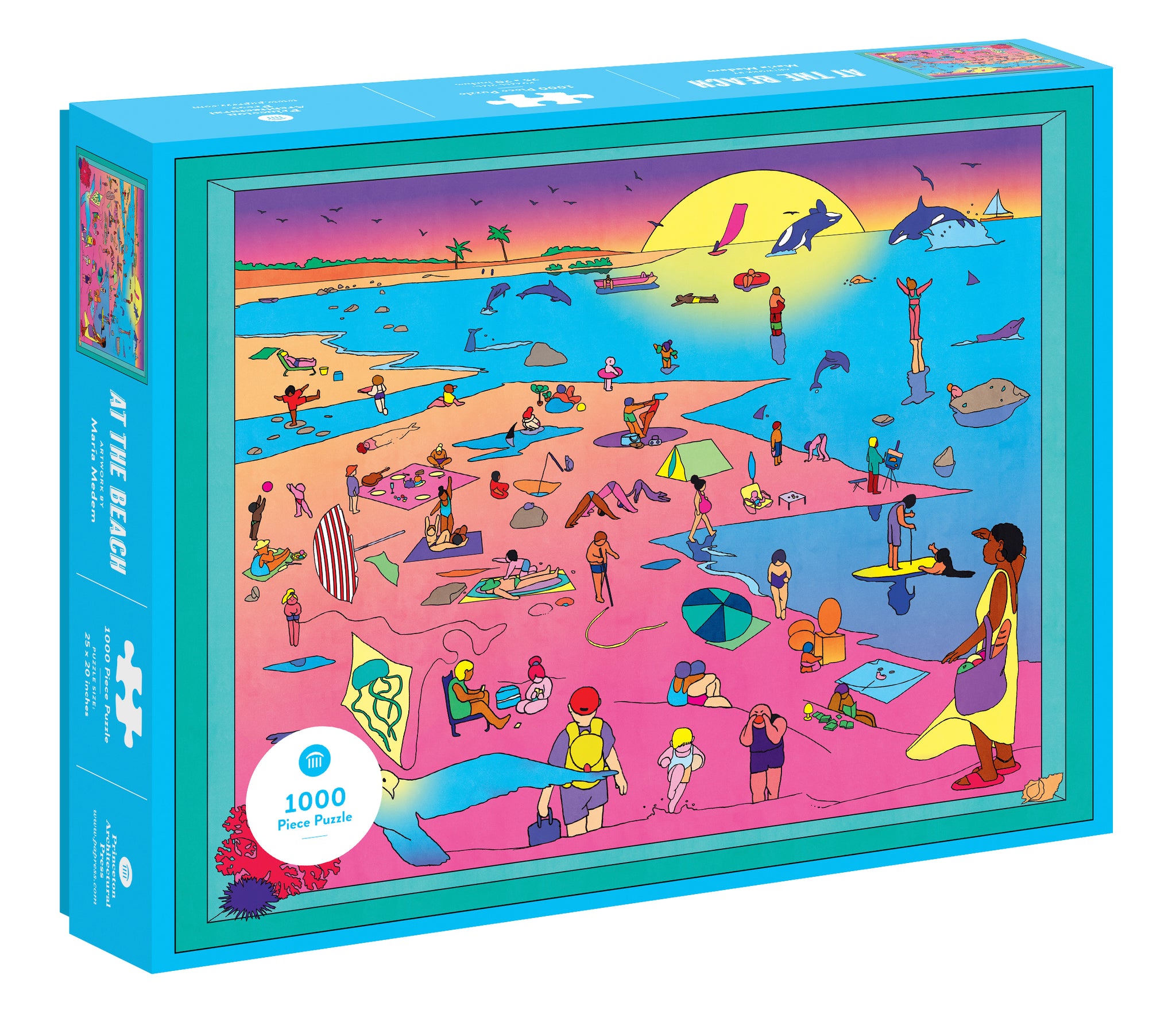 At the Beach: 1000 Piece Puzzle cover