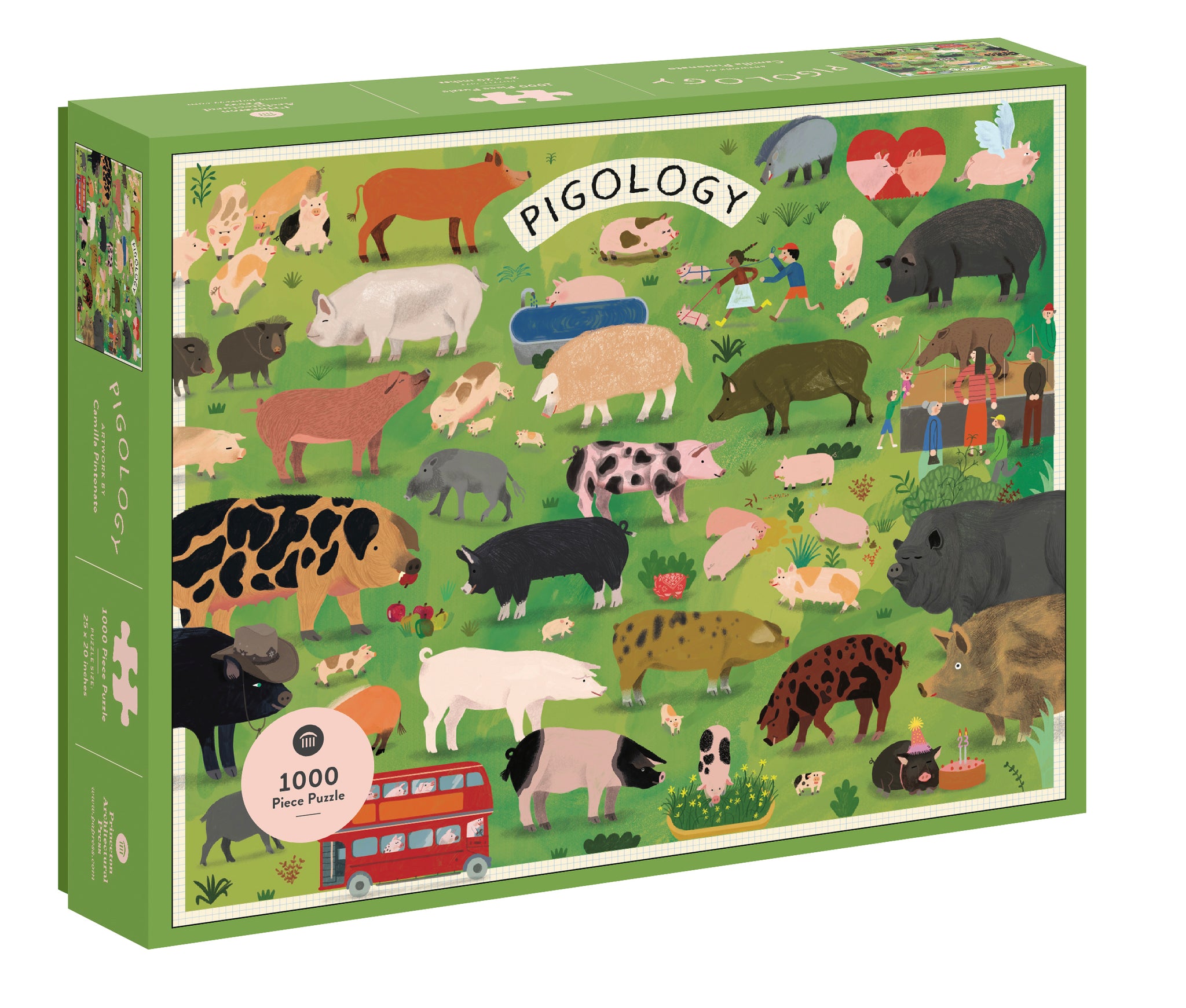 Pigology: 1000 Piece Puzzle cover