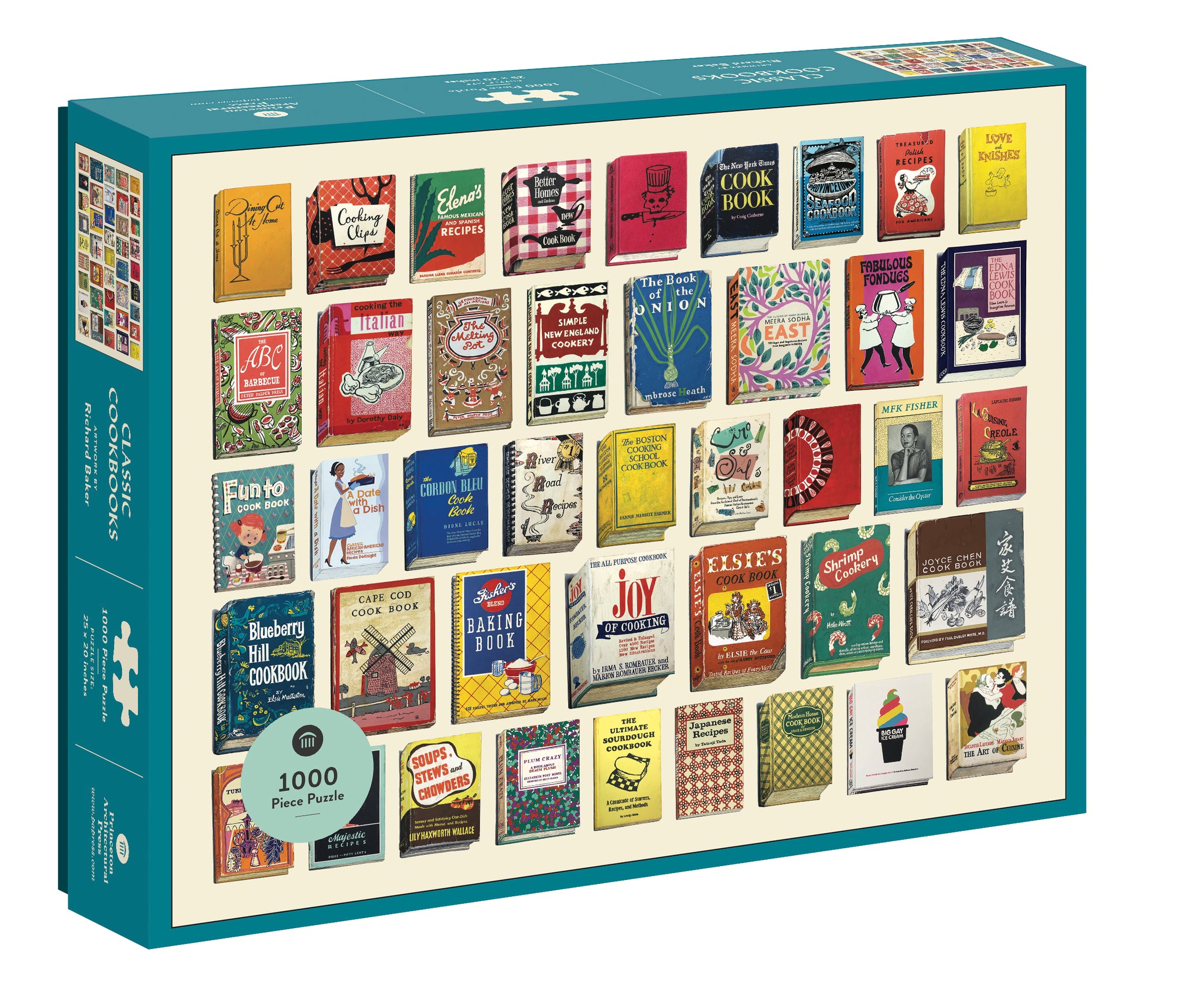 Classic Cookbooks: 1000 Piece Puzzle cover