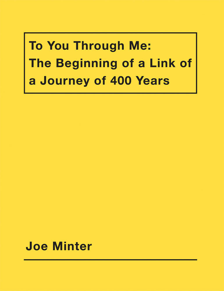 Joe Minter: To You Through Me cover
