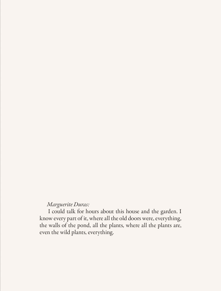 Places of Marguerite Duras, the cover