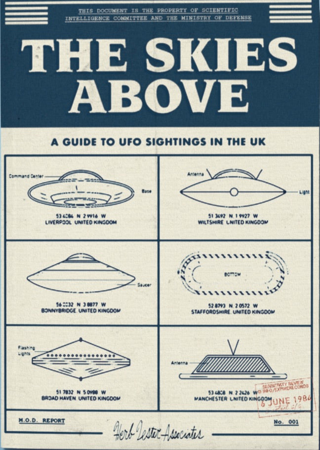 Skies Above, the: A Guide To UFO Sightings In The UK cover