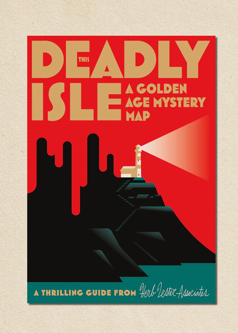 This Deadly Isle: A Golden Age Mystery Map cover