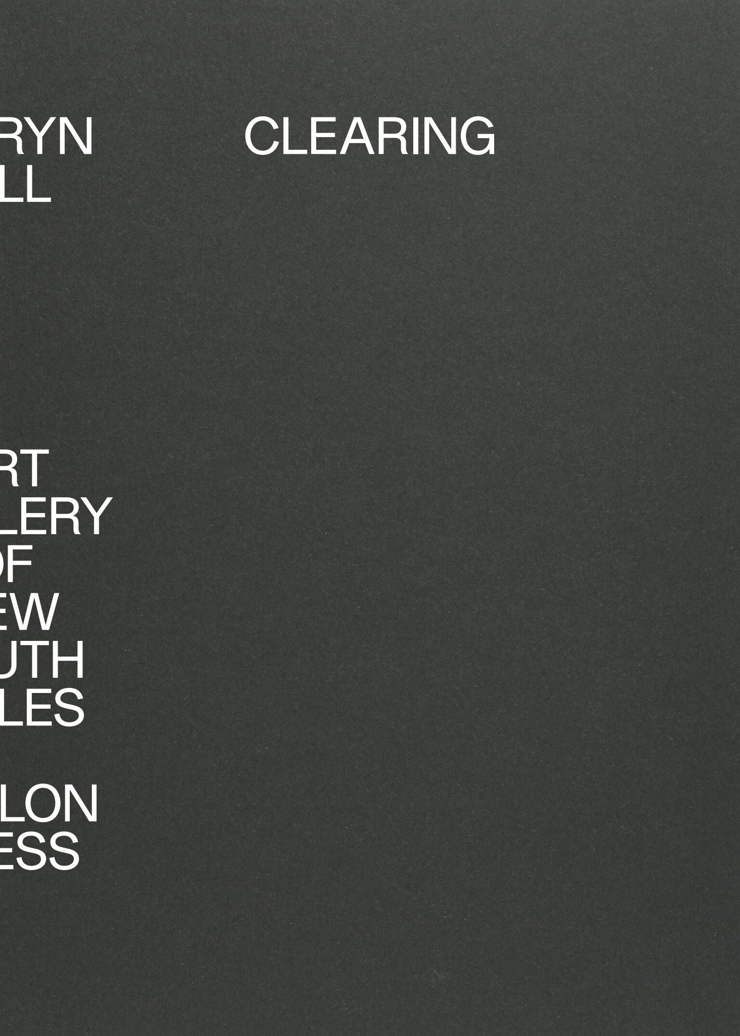 Simryn Gill: Clearing cover