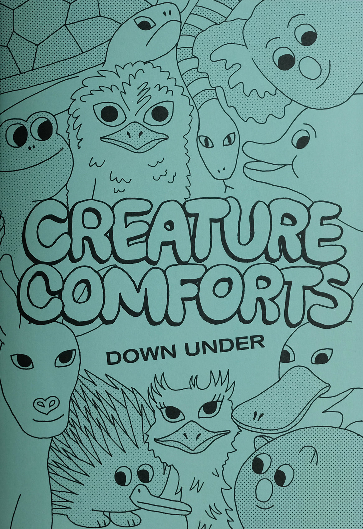 Creature Comforts Colouring Book: Down Under cover