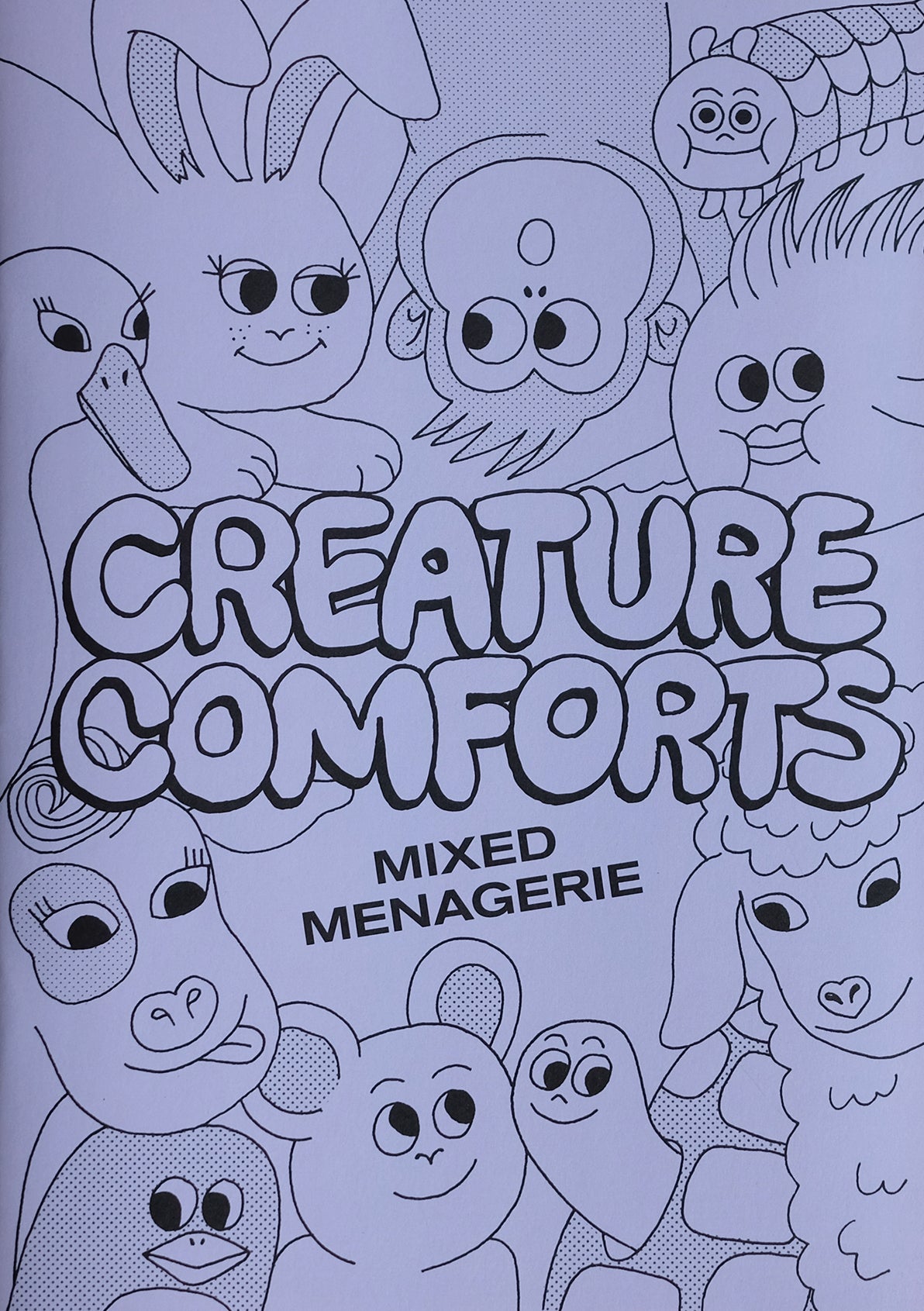 Creature Comforts Colouring Book: Mixed Menagerie cover