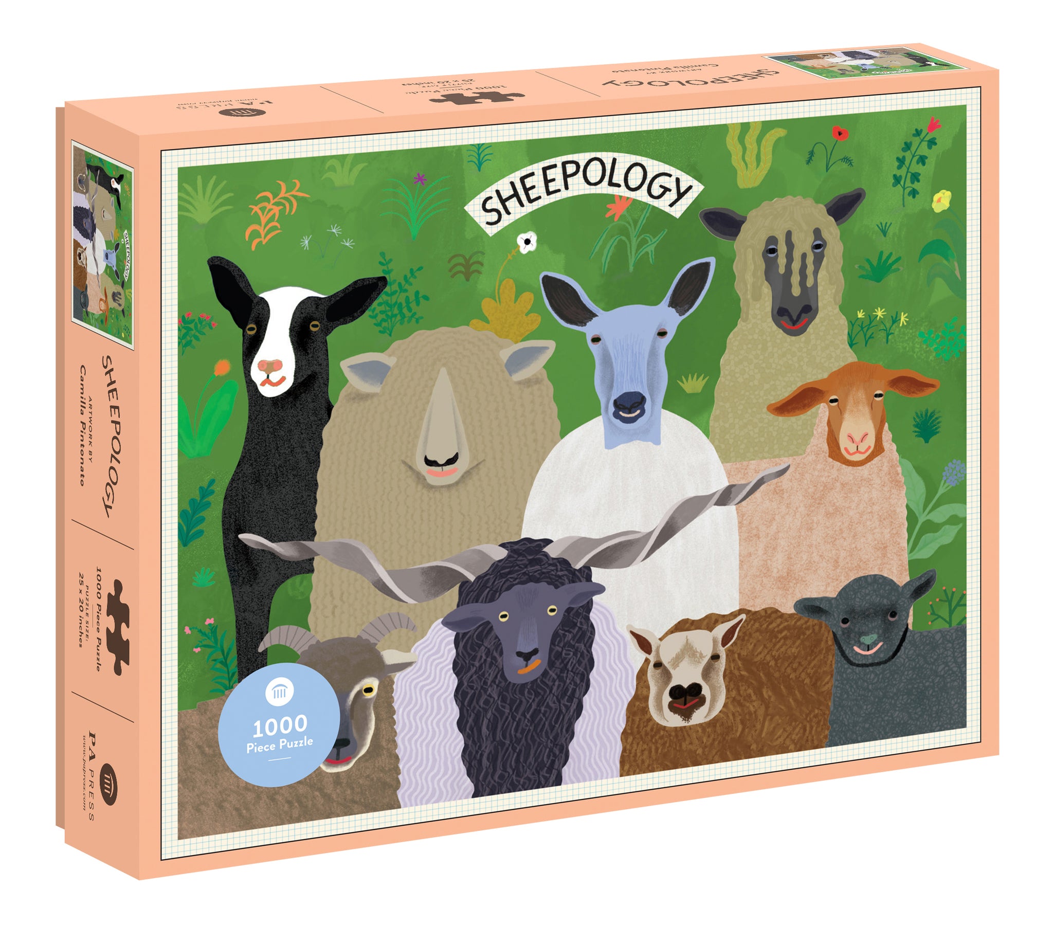 Sheepology: 1000 Piece Puzzle cover
