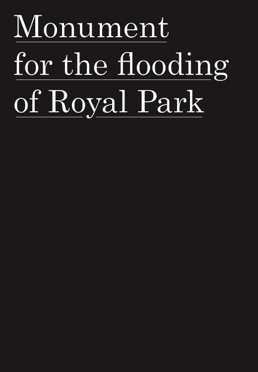 Monument for the Flooding of Royal Park cover