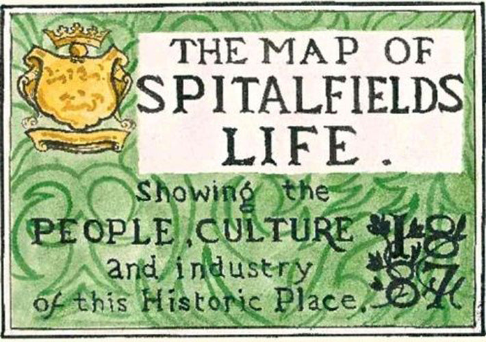 Map of Spitalfields Life, The cover
