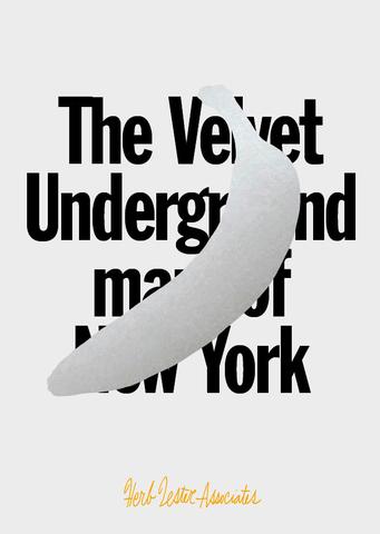 Velvet Underground Map of New York, the cover