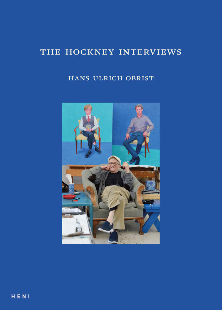 Hockney Interviews, the cover