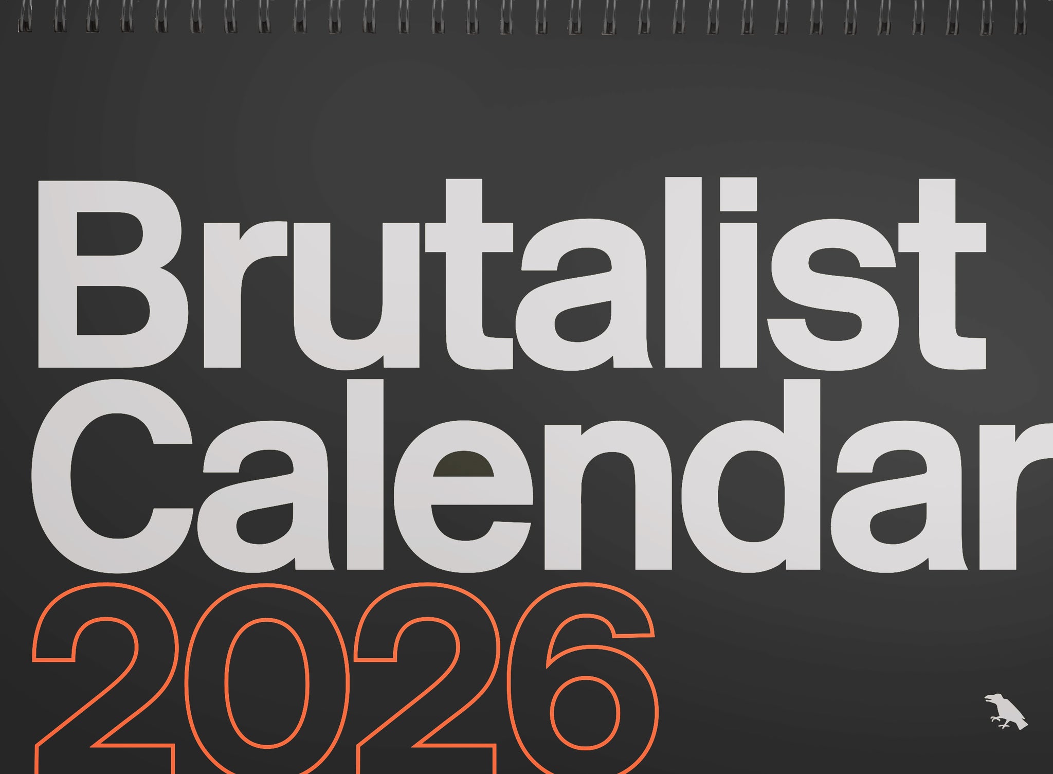 Brutalist Calendar 2026 cover