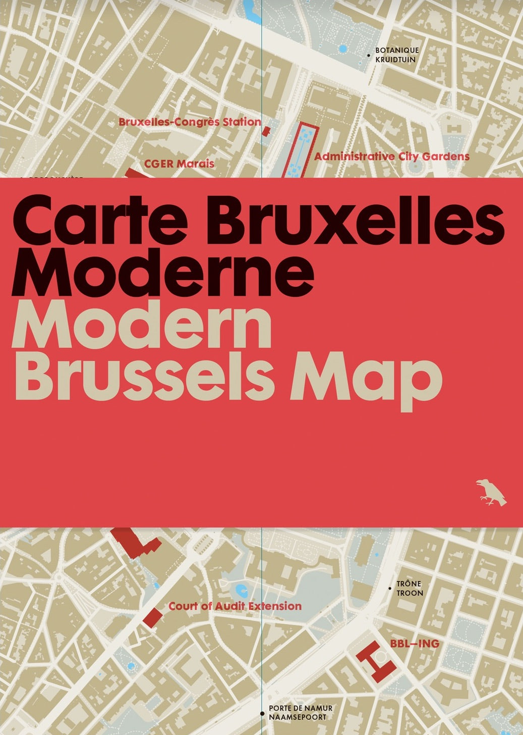 Modern Brussels Map cover