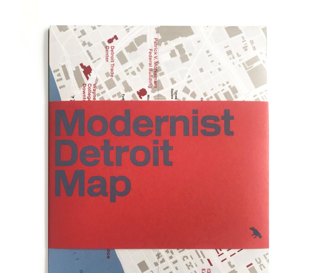 Modernist Detroit Map cover