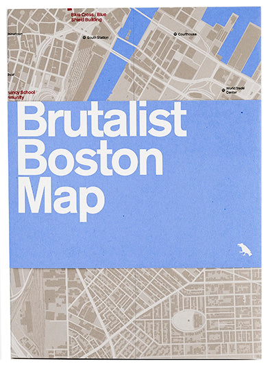 Brutalist Boston Map cover