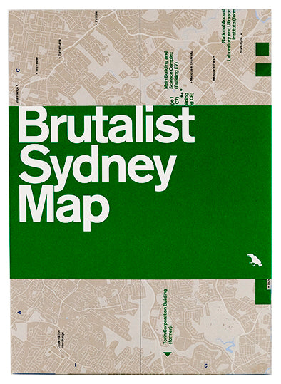 Brutalist Sydney Map cover