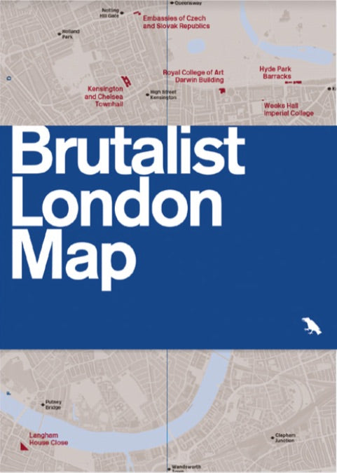 Brutalist London Map (second edition) cover