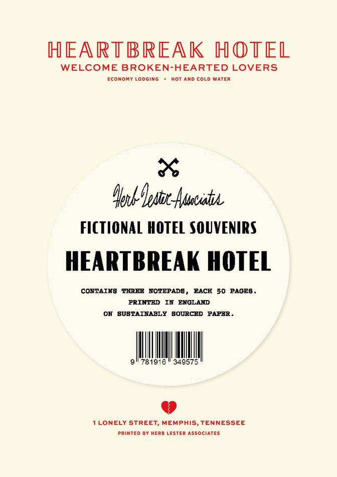 Heartbreak Hotel Notepad cover