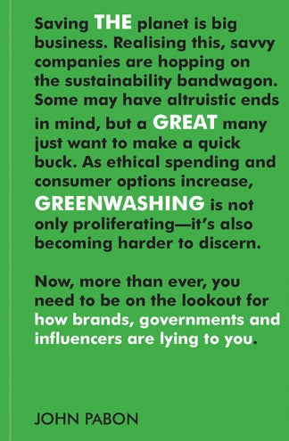 Great Greenwashing, the [non-booktrade customers only] cover
