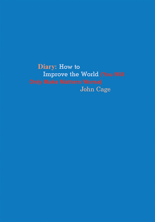 John Cage: Diary cover