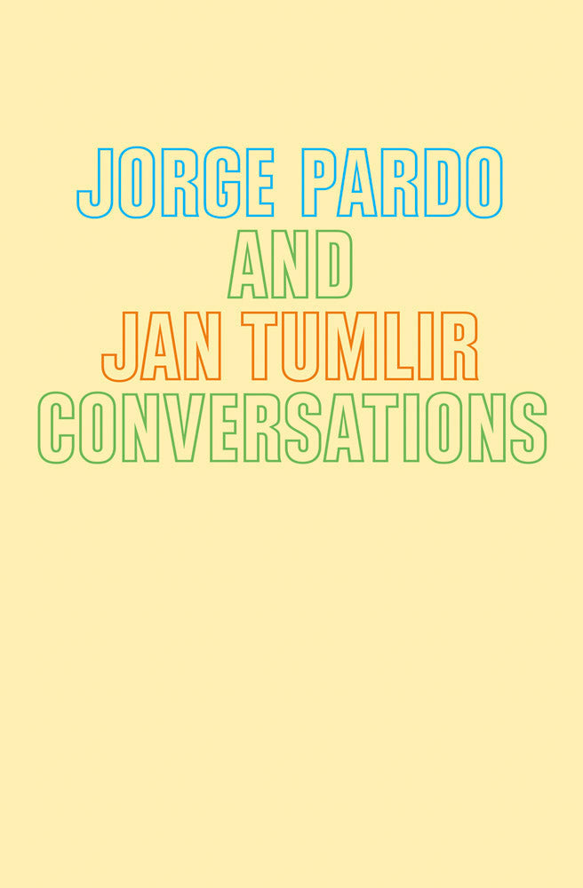 Jorge Pardo & Jan Tumlir: Conversations cover