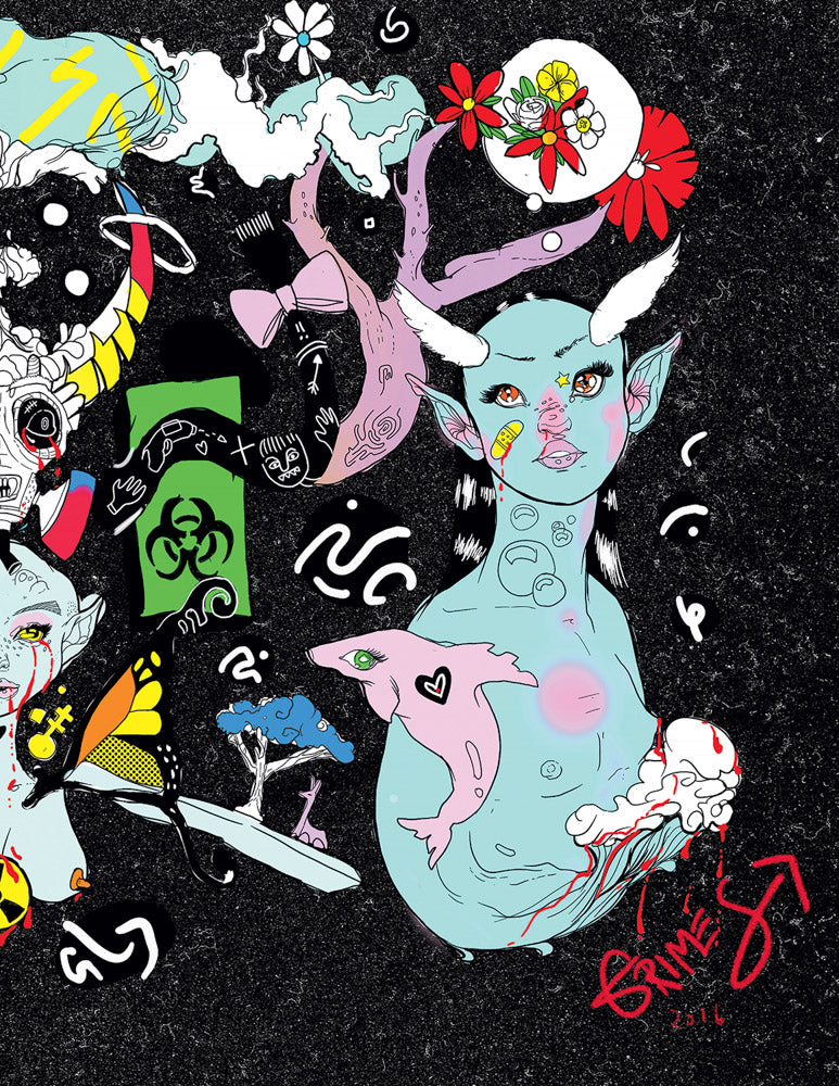 Grimes: Miss Information, a Coloring Book cover
