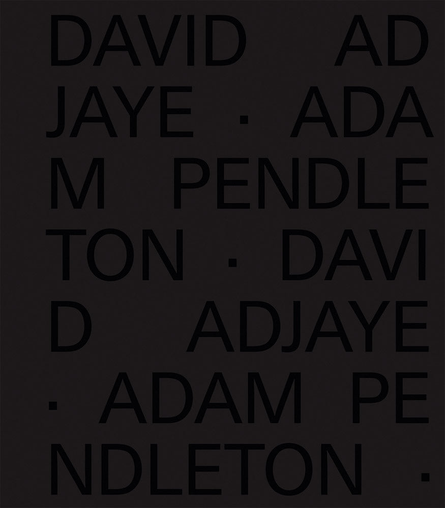 David Adjaye, Adam Pendleton cover