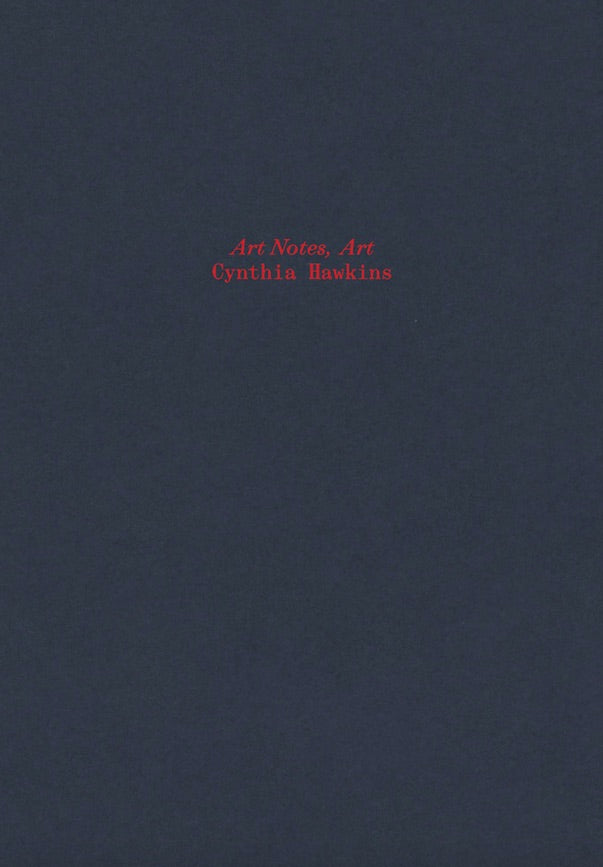 Cynthia Hawkins: Art Notes, Art cover
