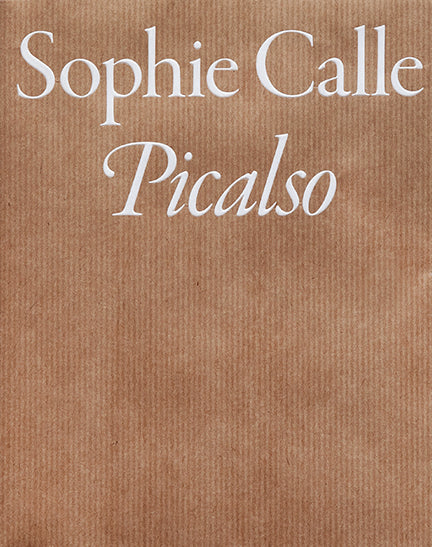 Sophie Calle: Picalso cover