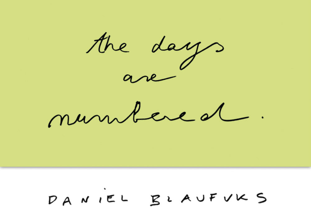 Daniel Blaufuks: The Days Are Numbered cover