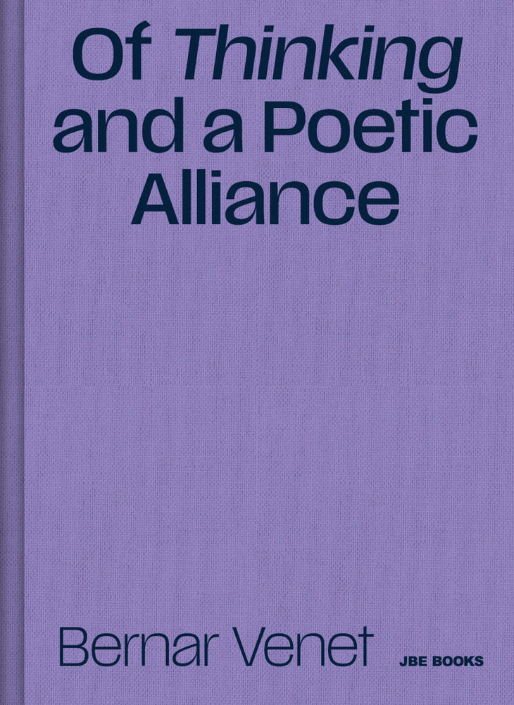 Of Thinking and a Poetic Alliance cover