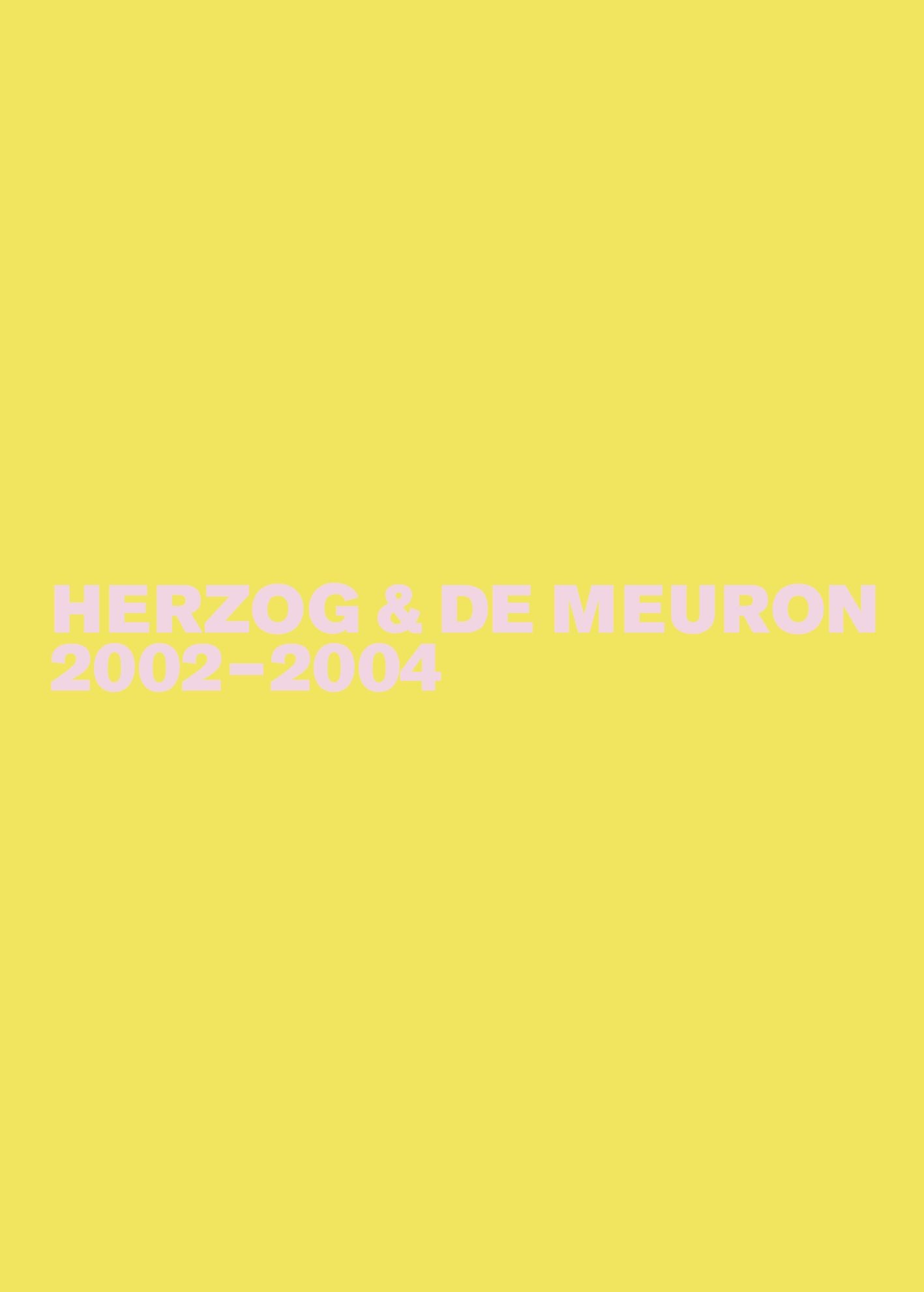 Herzog & de Meuron 2002-2004 cover