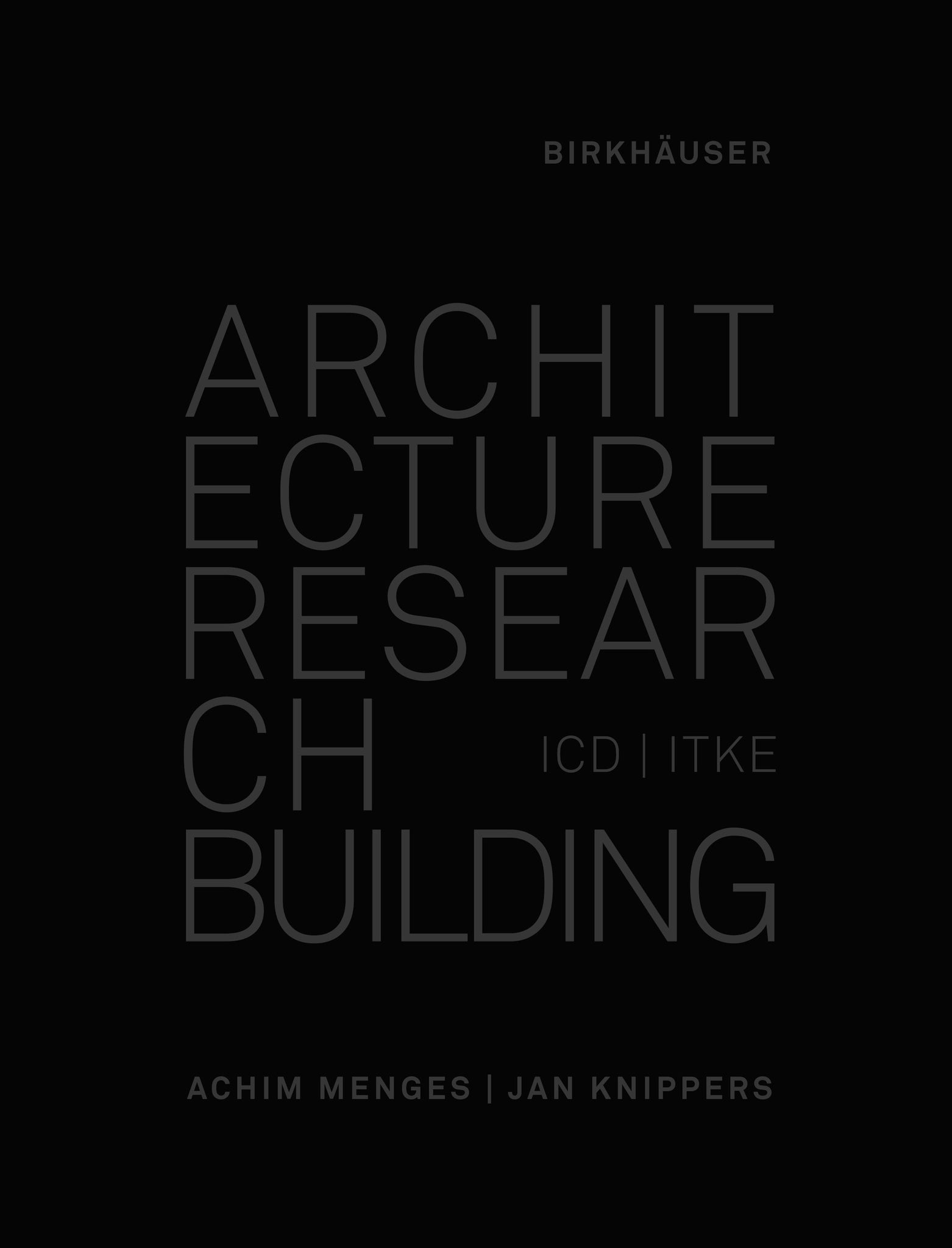 Architecture Research Building cover